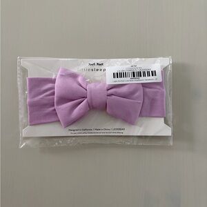 Little Sleepies light orchid lux bow headband 
Size newborn-3T